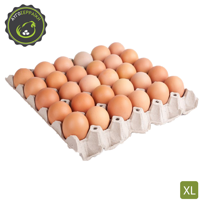 Αυγά ελευθέρας βοσκής 30άδα XL